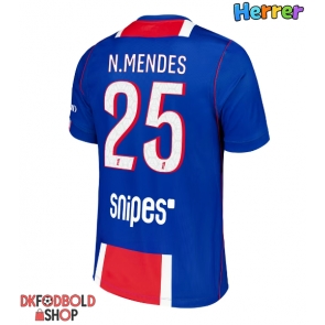 Paris Saint-Germain Nuno Mendes #25 Hjemmebanetrøje 2026-27 Kort ærmer Paris Saint-Germain Nuno Mendes #25 Hjemmebanetrøje 2026-27 Kort ærmer